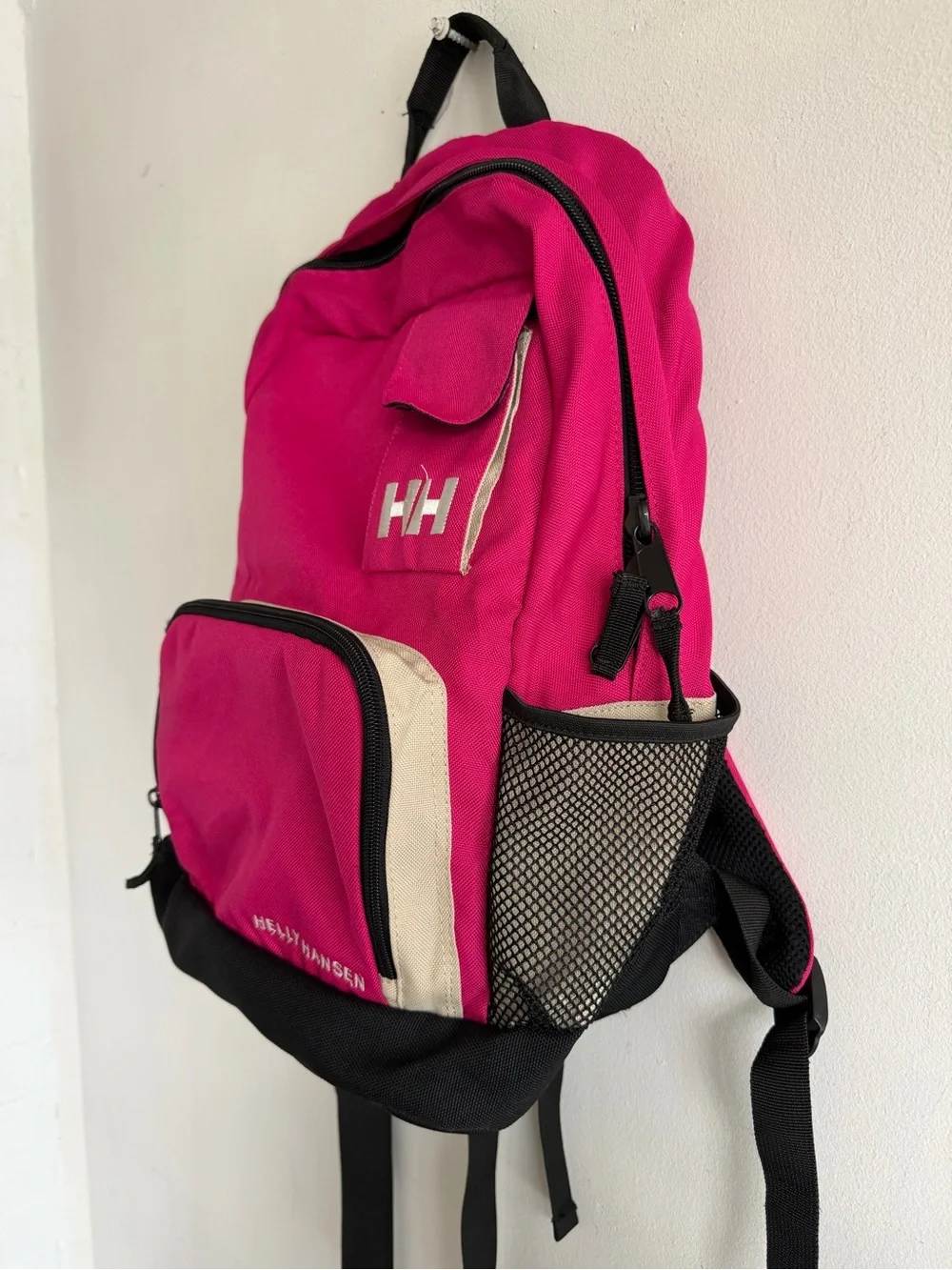 Helly Hansen Hot Pink and Cream Casual Daypack Backpack